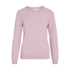 VILA Viril o-neck orchid