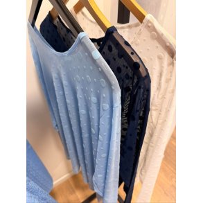 OFELIA Gitte blouse navy dots