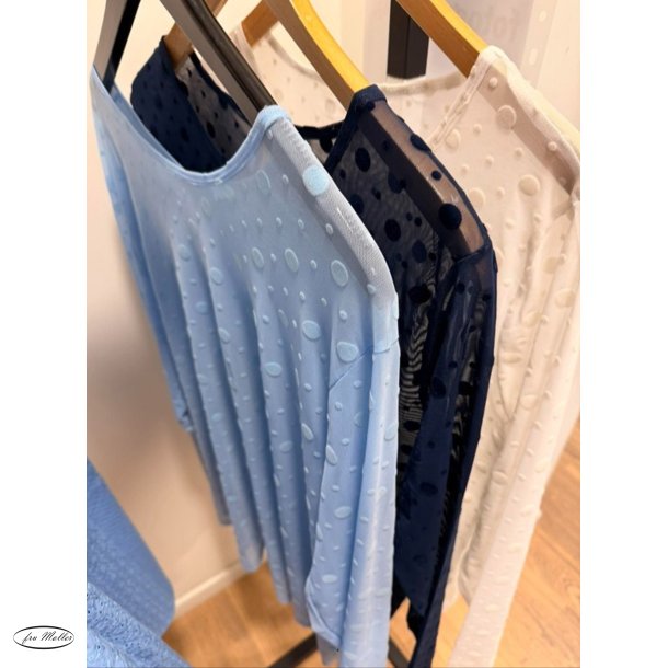 OFELIA Gitte blouse navy dots