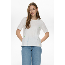 Nudelora T-shirt cloud dancer