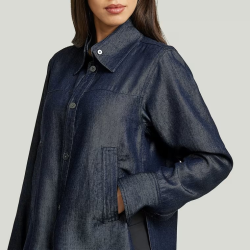 G-Star Step hem pocket shirt rinsed