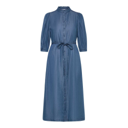 RW Dallas LS midi dress medium denim blue
