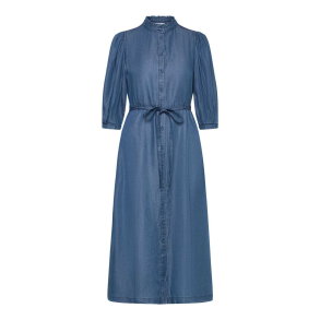 RW Dallas LS midi dress medium denim blue