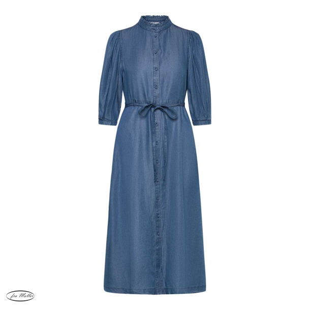 RW Dallas LS midi dress medium denim blue