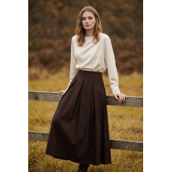 ByLund Hanne skirt chokolade