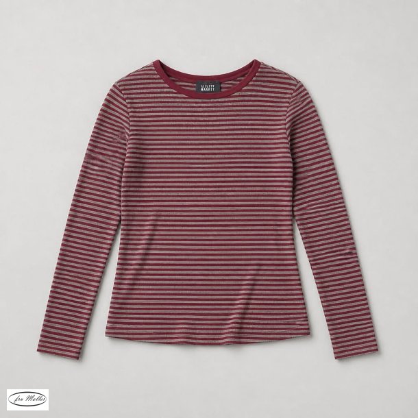 Lisbeth Merrild T-shirt LS bordeaux/gr�