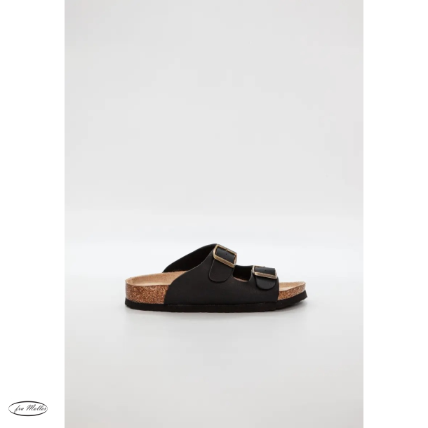 Duffy Florens cinque black sandal