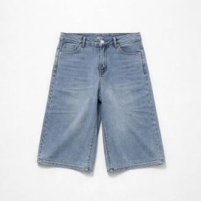 Wilto Jeans wide legs capri blue 