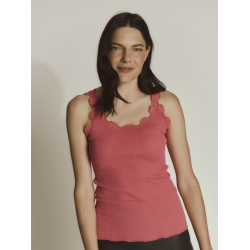 RW Babette silk long lace top rapture rose