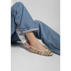 Duffy Foggia cinque beige ballarina