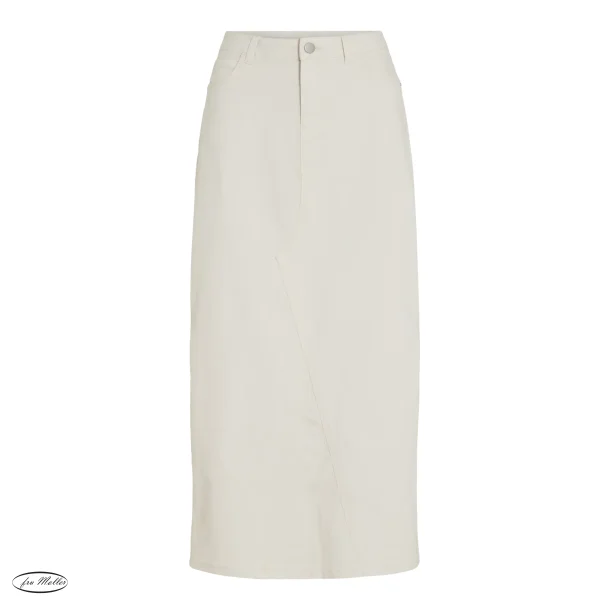 VILA Vinus midi denim skirt cloud 
