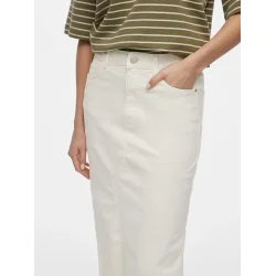 VILA Vinus midi denim skirt cloud 