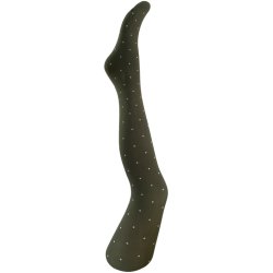 A MOI Agnes tights army dot