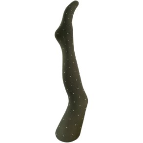 A MOI Agnes tights army dot