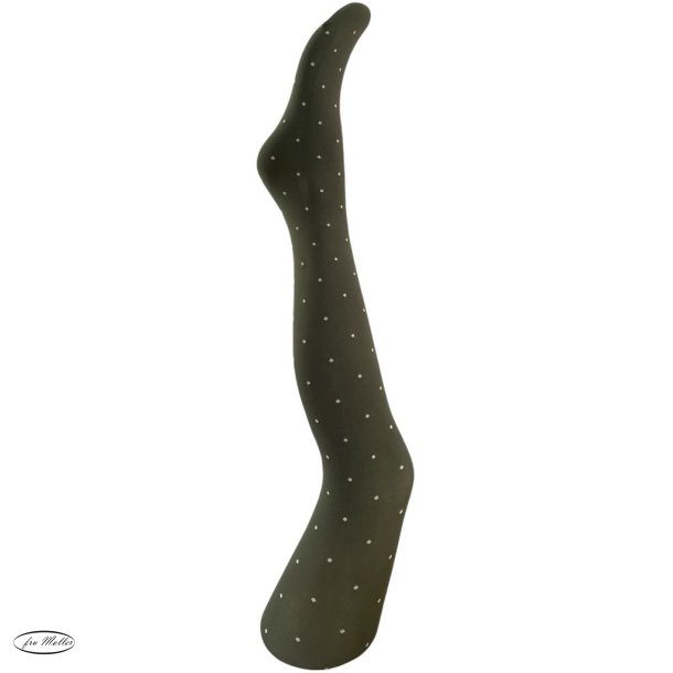 A MOI Agnes tights army dot
