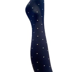 A MOI agnes black dot tights