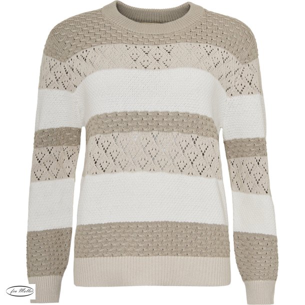 OFELIA Belvia pullover sand combi
