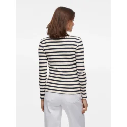 VILA Viamelie o-neck top navy
