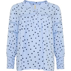 OFELIA Ditte blouse blue dot