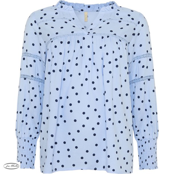 OFELIA Ditte blouse blue dot