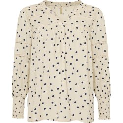 OFELIA Ditte blouse sand dot