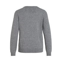 VILA Viril o-neck medium grey melange