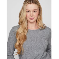 VILA Viril o-neck medium grey melange