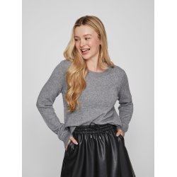 VILA Viril o-neck medium grey melange