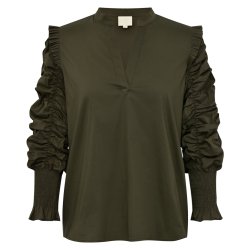 GOSSIA Trine bluse army