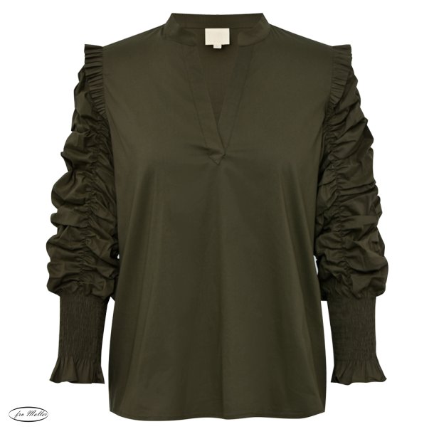 GOSSIA Trine bluse army