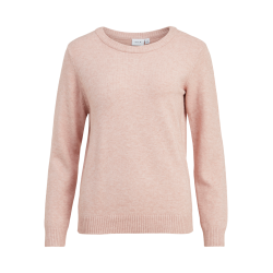 VILA Viril o-neck misty rose melange