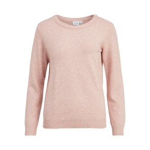 VILA Viril o-neck misty rose melange