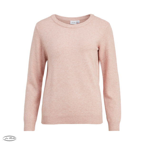 VILA Viril o-neck misty rose melange