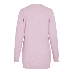 VILA Viril open knit cardigan orchid