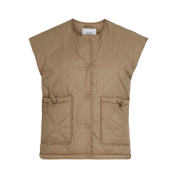 VILA Visibiria waistcoat tan