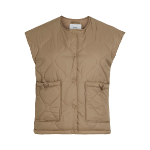 VILA Visibiria waistcoat tan