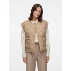 VILA Visibiria waistcoat tan