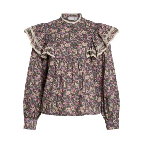 VILA Viselana flower top