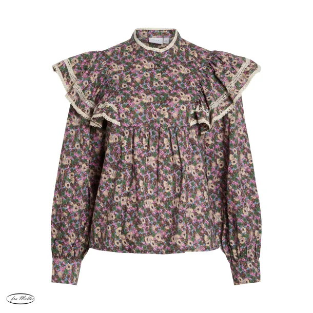 VILA Viselana flower top