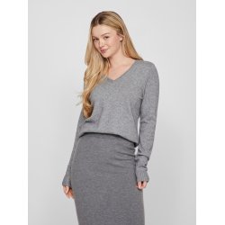 VILA Viril v-neck gr melange