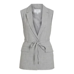 VILA Visala waist coat light grey