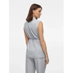 VILA Visala waist coat light grey