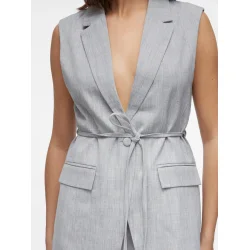 VILA Visala waist coat light grey