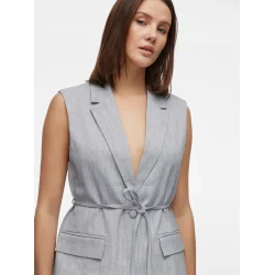 VILA Visala waist coat light grey