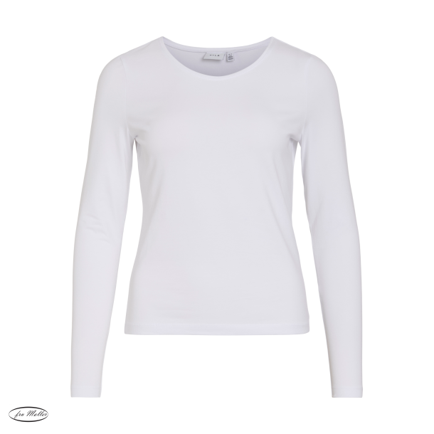 VILA Vinora L/S top hvid