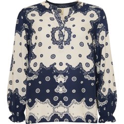 OFELIA Scarlet blouse blue combi