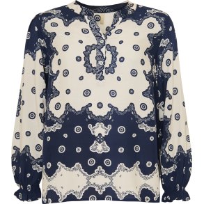 OFELIA Scarlet blouse blue combi