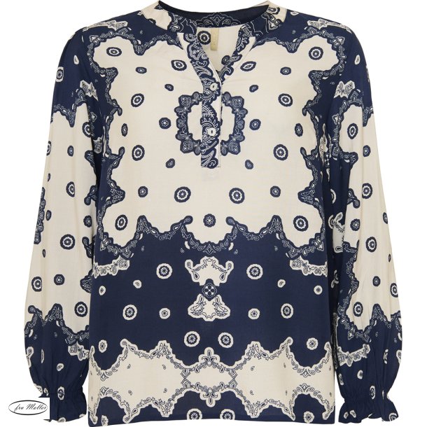 OFELIA Scarlet blouse blue combi