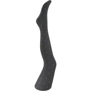 A MOI Agnes tights grey dot