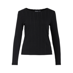 VILA Vikassie pointelle top sort